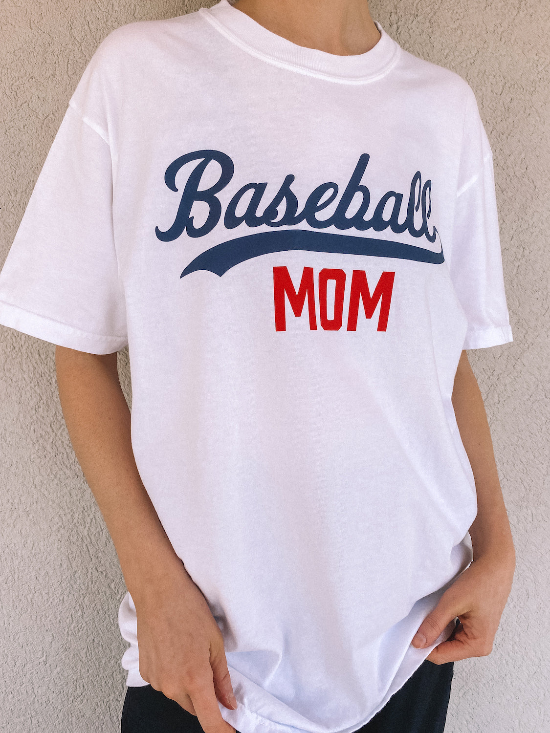 baseball mom tee