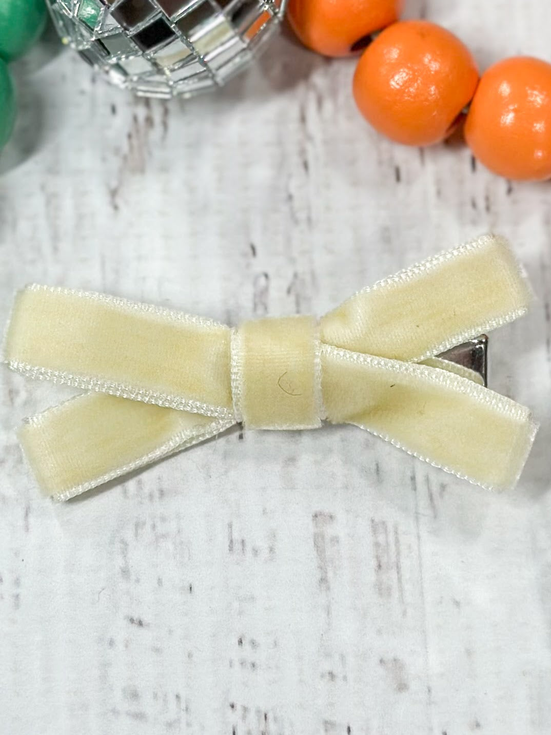Velvet Bow Clippies