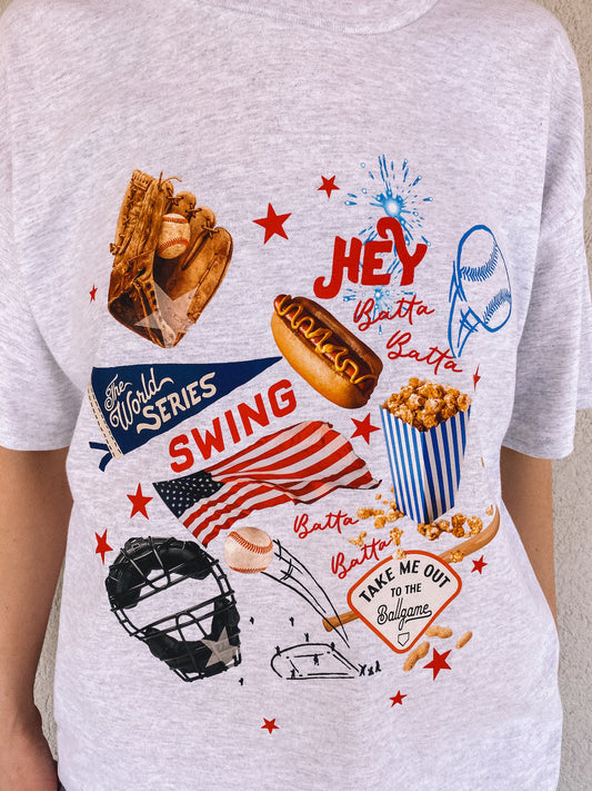 baseball days tee - adult