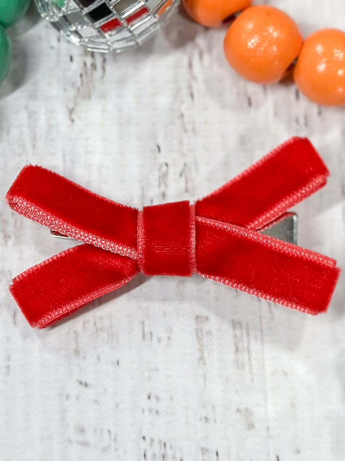 Velvet Bow Clippies