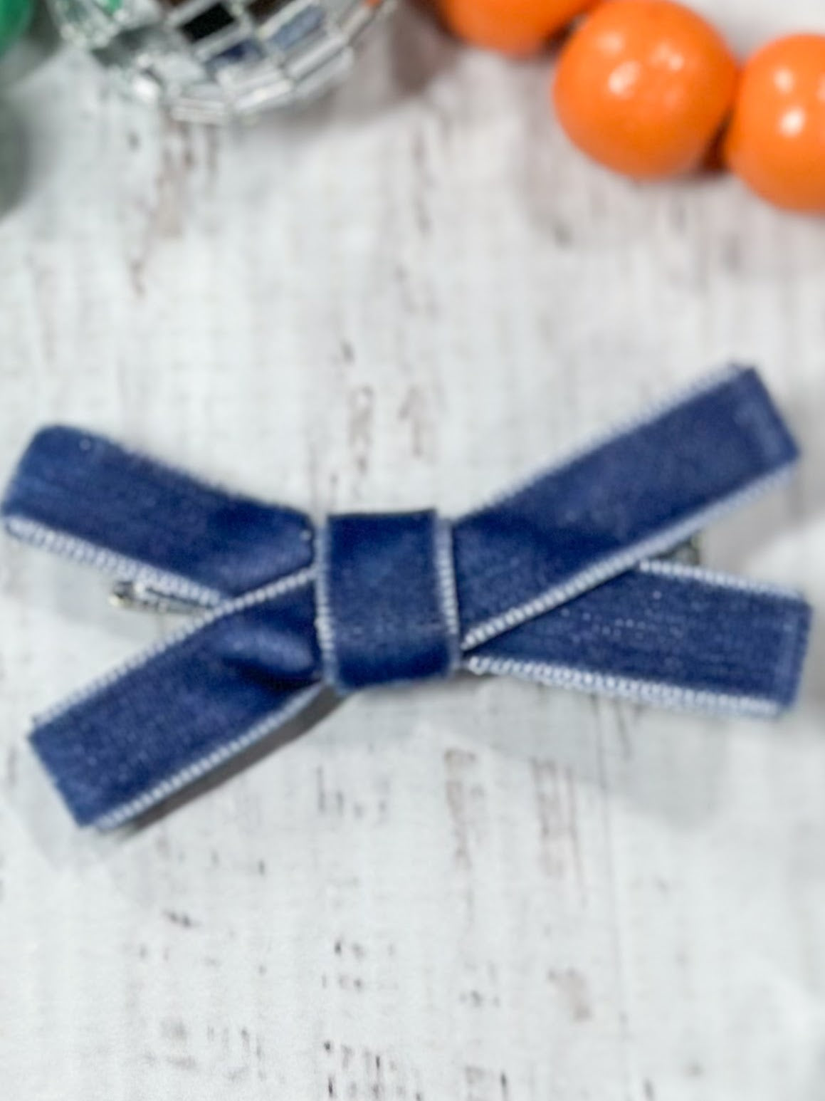 Velvet Bow Clippies