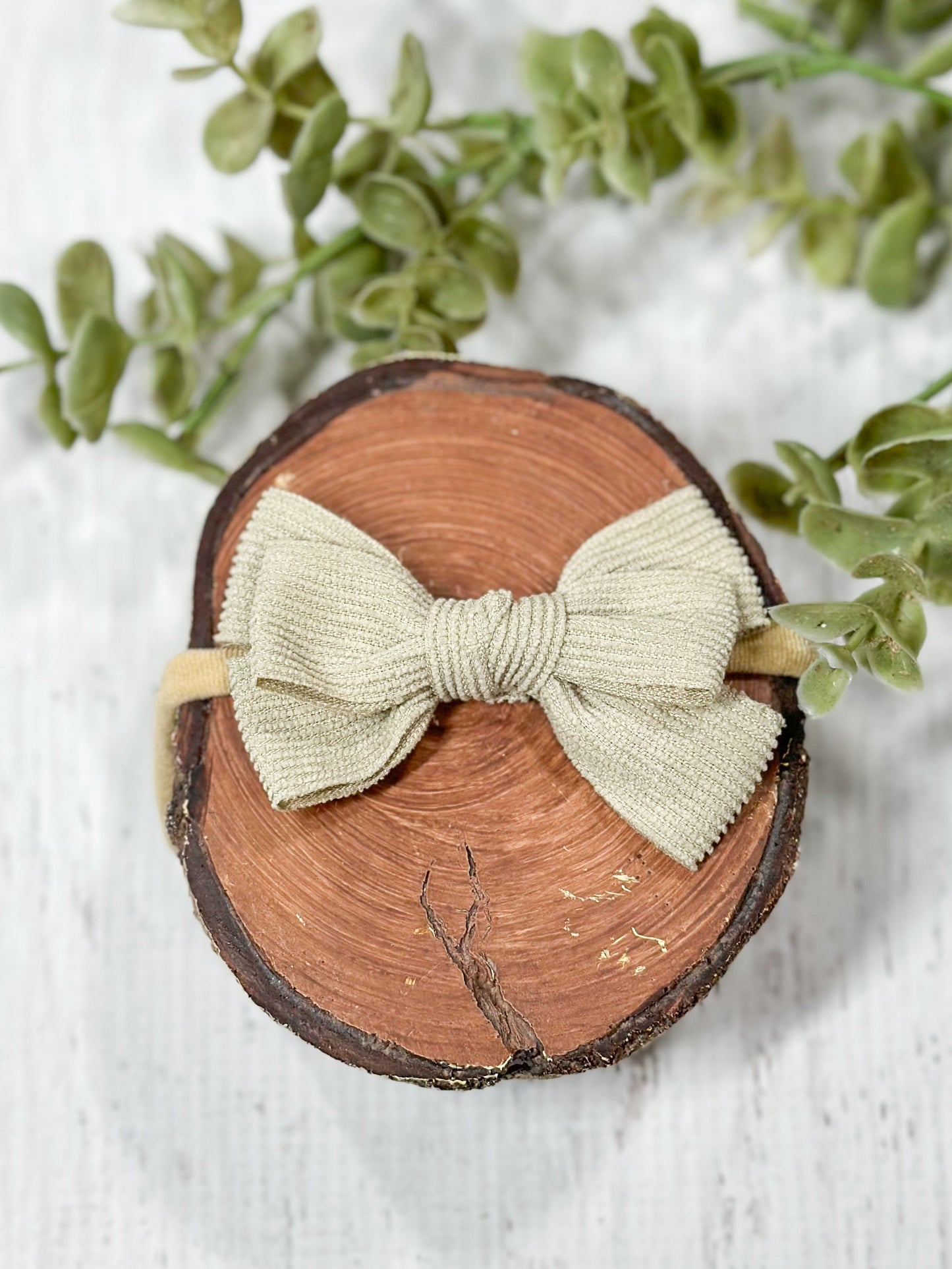 Corduroy Bow Headband