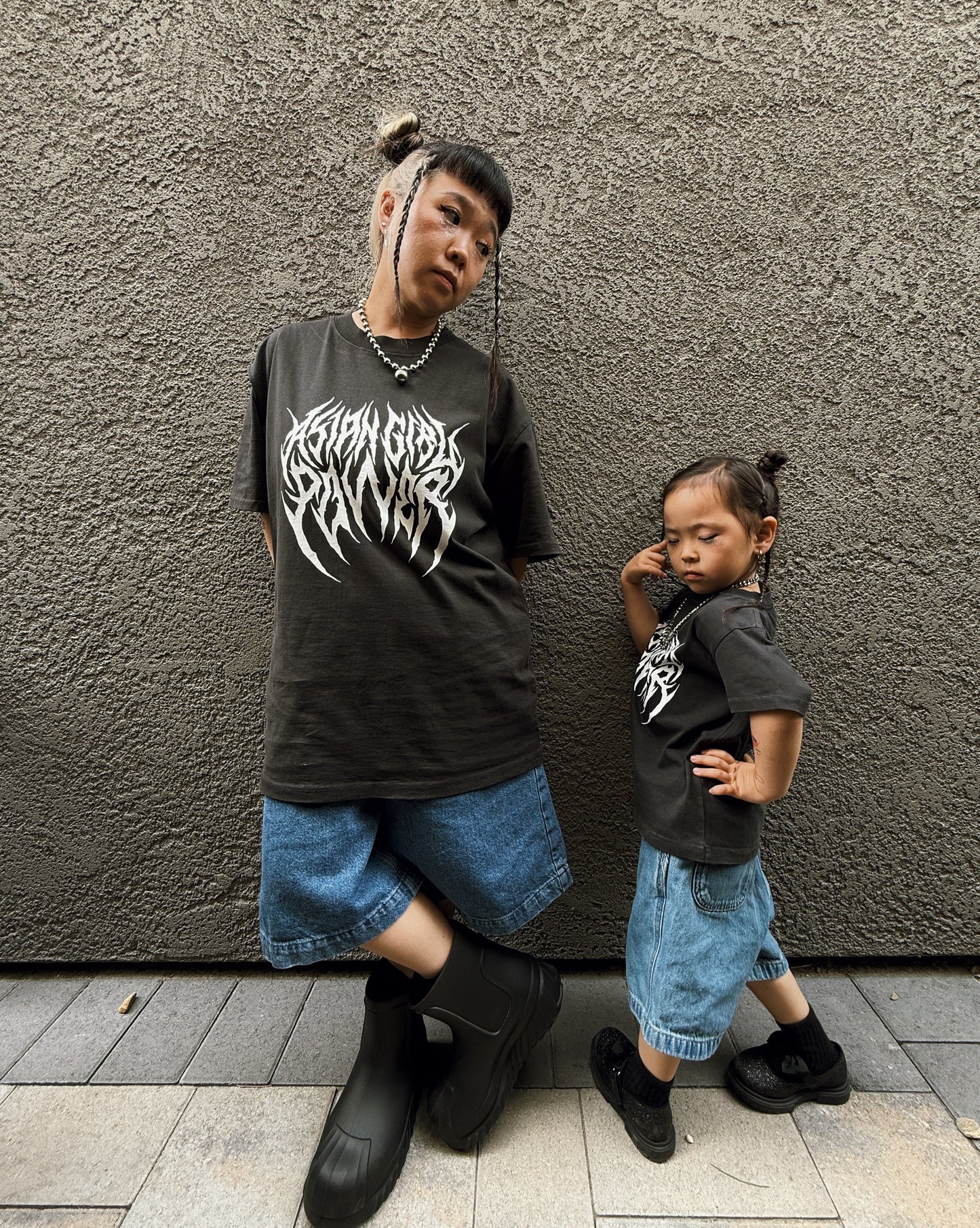 Asian Girl Power Metal T-shirt