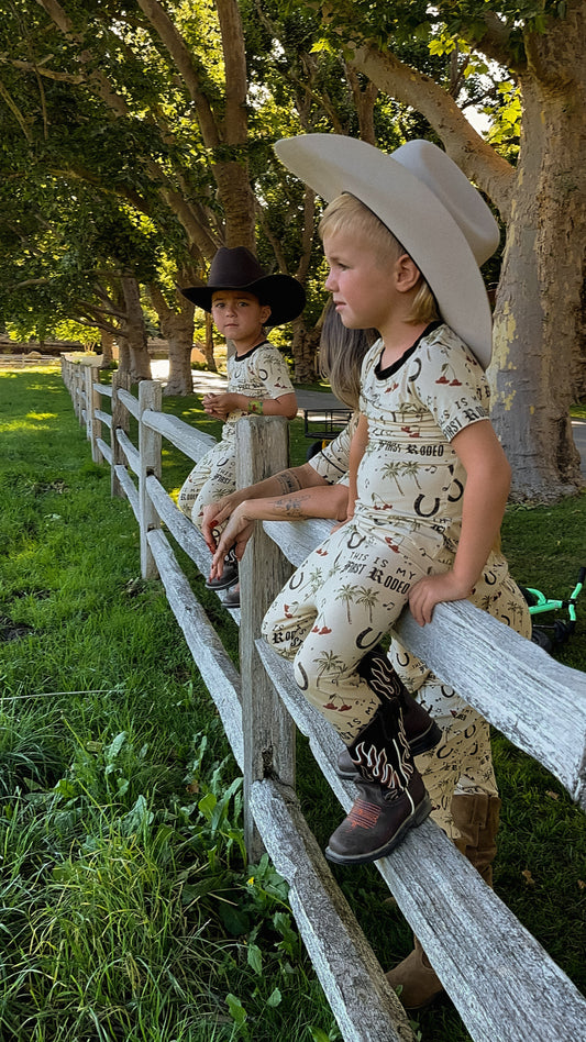 This Is My First Rodeo Kid's Bamboo Set