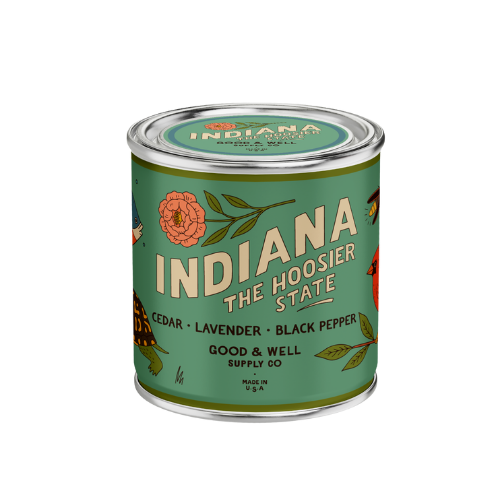 Indiana State Candle