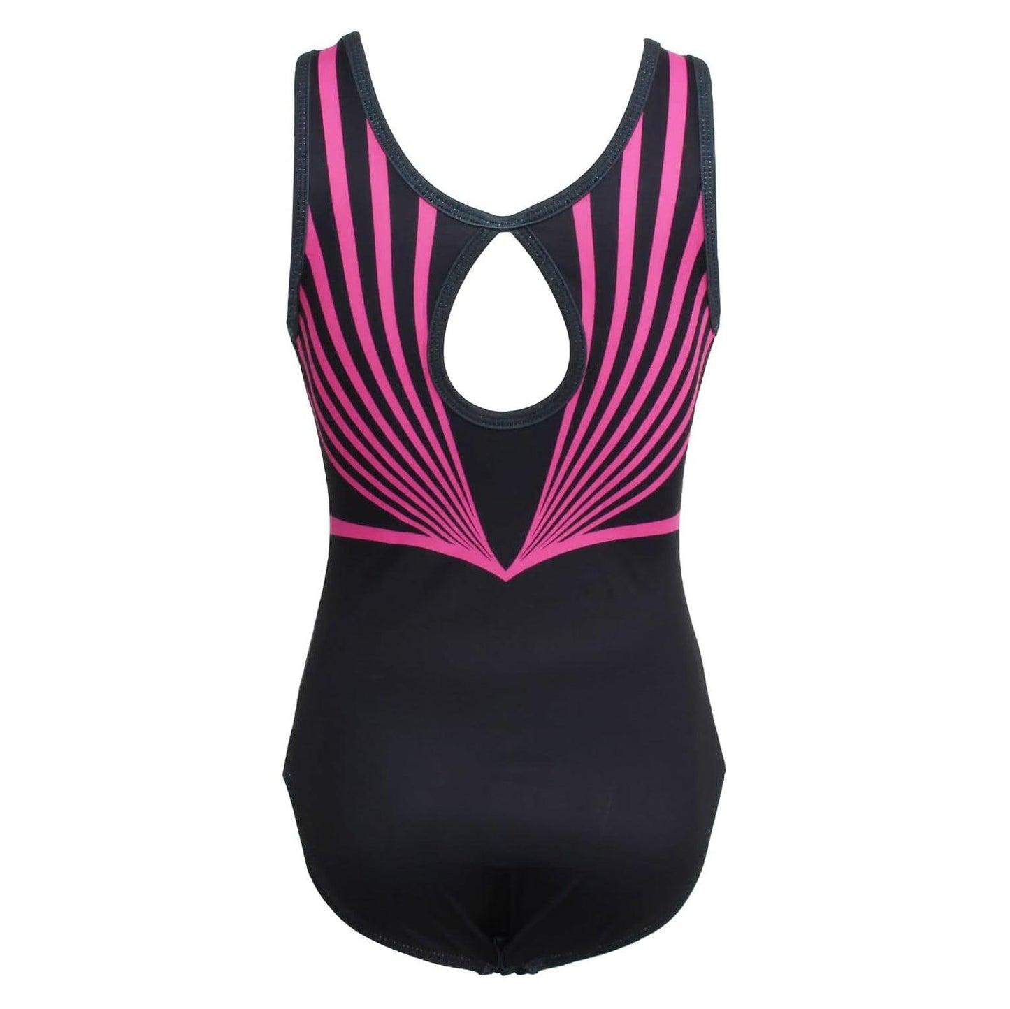 Rose Red Line Diamond Gymnastics Leotard with Shorts Set