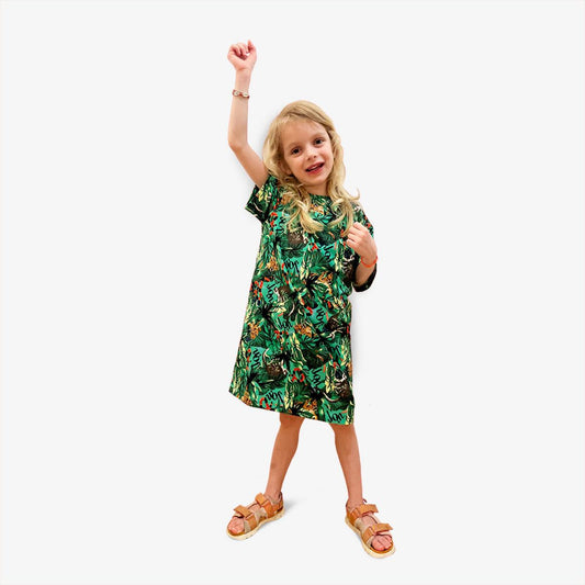 "Amazonia" printed dress