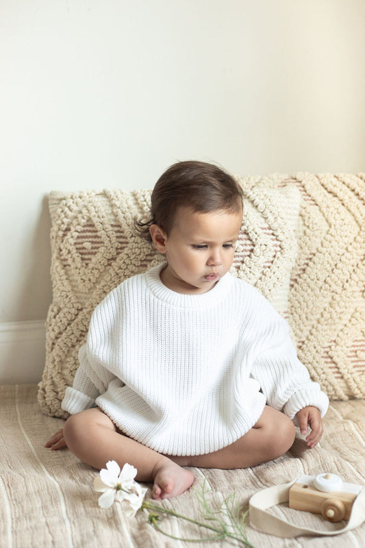 Hand embroidered Sweater Organic - Halloween theme