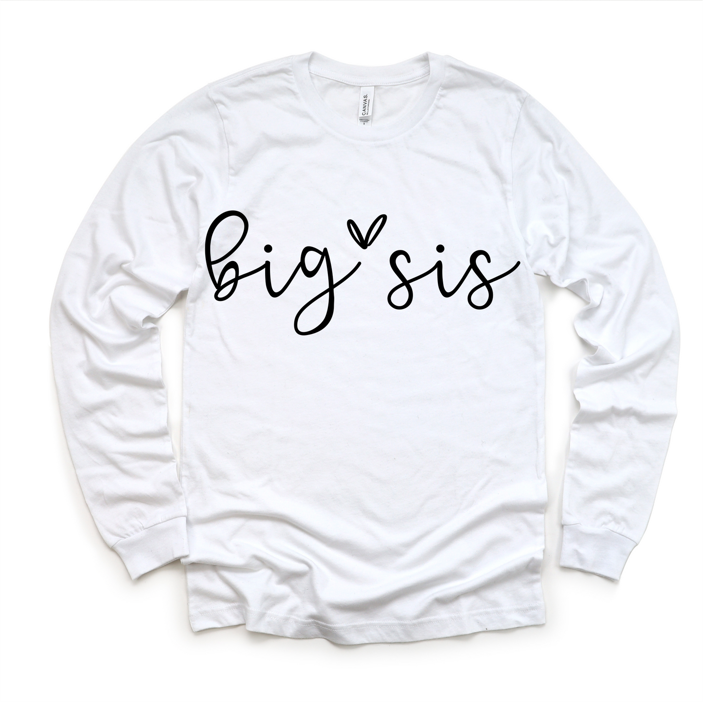 Big Sis Sister Siblings Family Shirt - Sister Tee