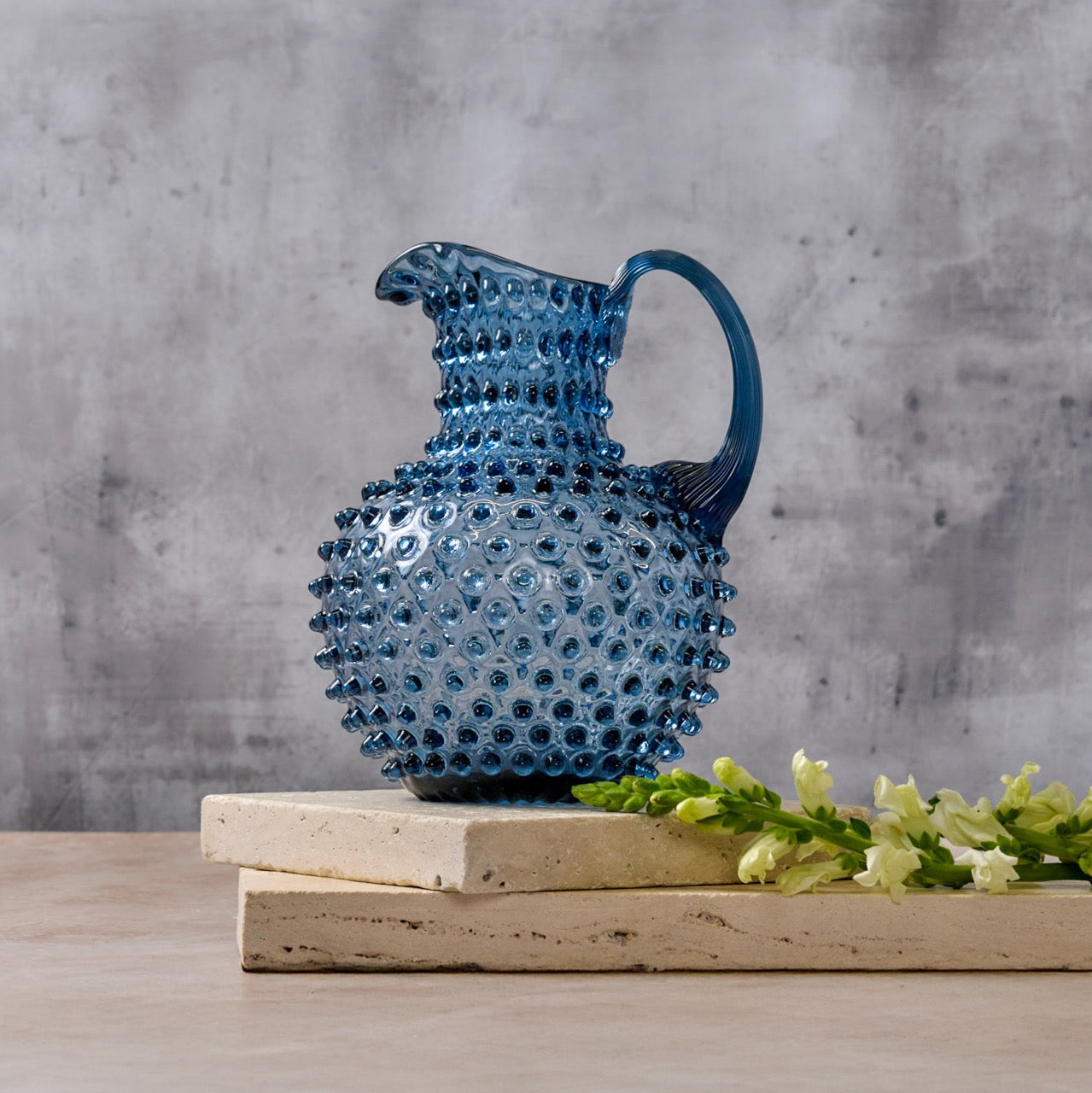 Hobnail Jug - Large - Midnight Blue