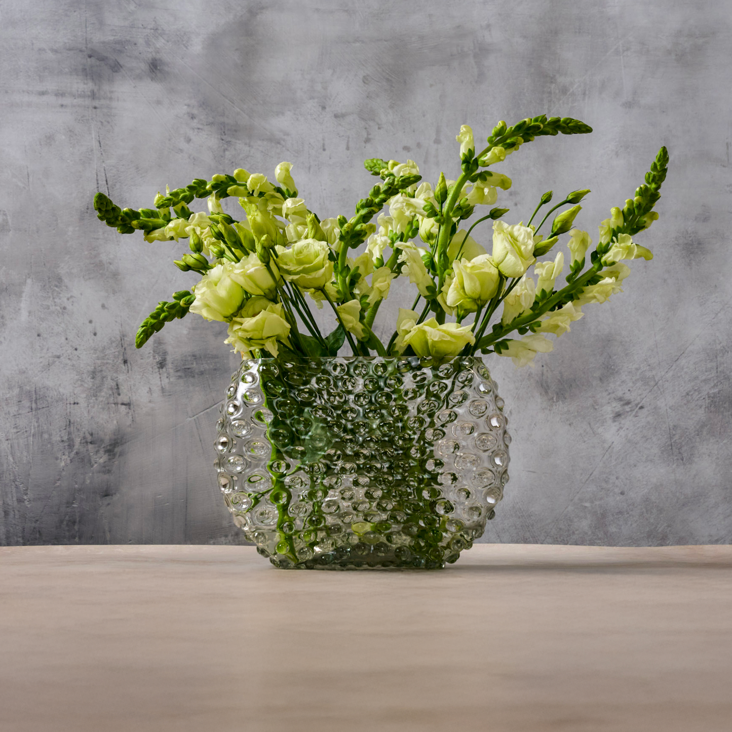 Hobnail Vase - Optic - Smokey Quartz