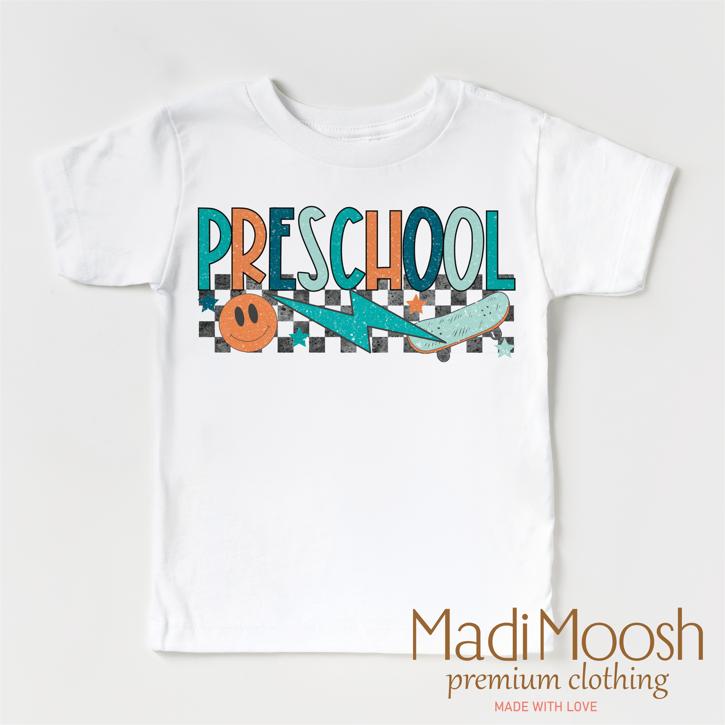 Preschool Skateboard Back To School Shirt
