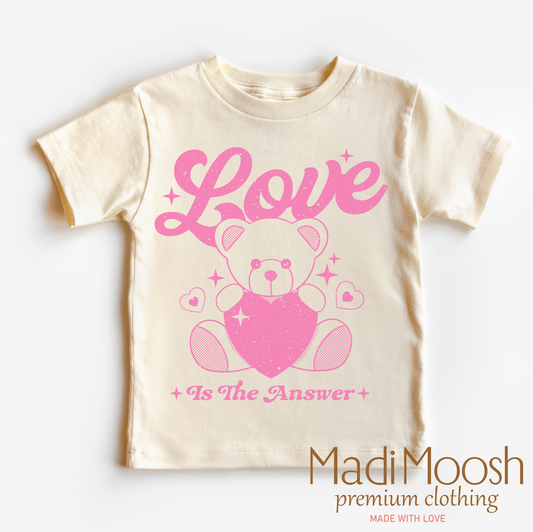 Love Is The Answer Valentine's Day Shirt - Valentine Tee