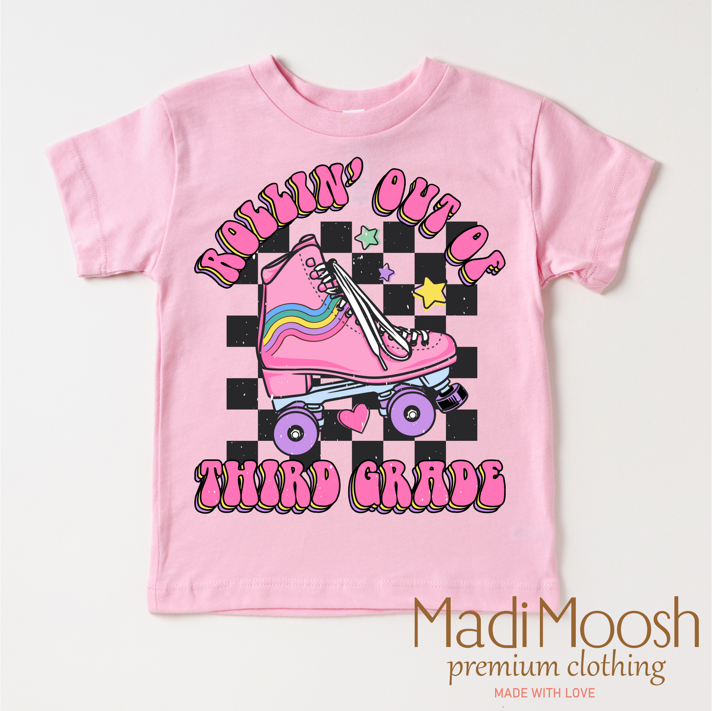 Rollin' Out Of 3rd Grade Last Day Of School Shirt - School Shirt