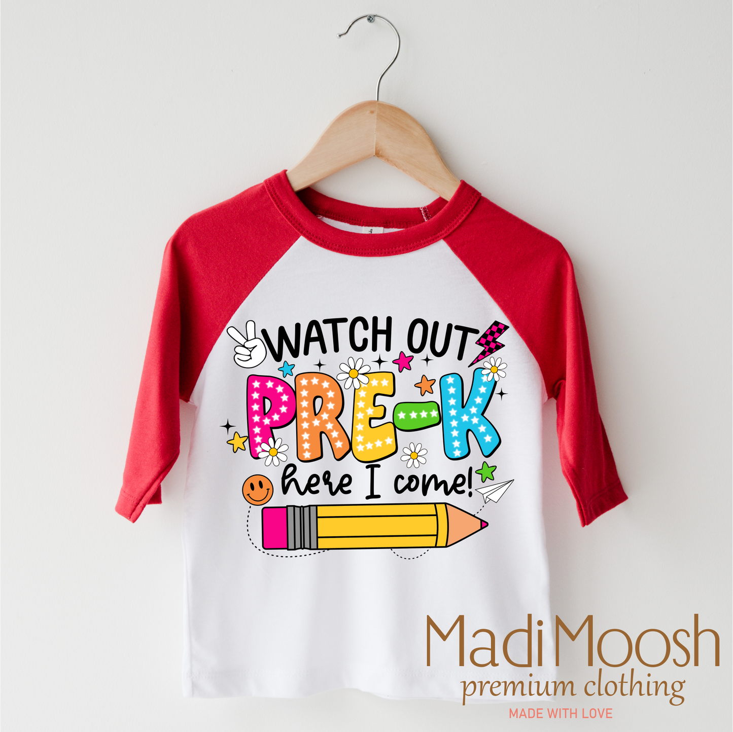 Watch Out Pre-K Here I Come Shirt - Back To School Shirt