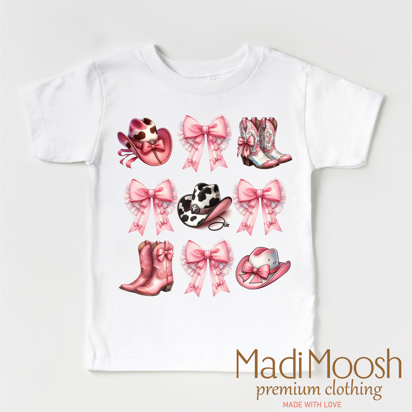 Cowgirl Country Bows And Boots Shirt - Cowgirl Tee