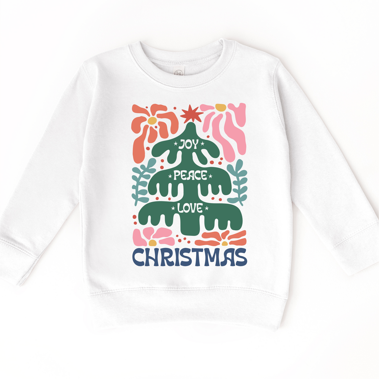 Boho Love Peace Joy Christmas Shirt - Long Sleeve Tees & Sweatshirts