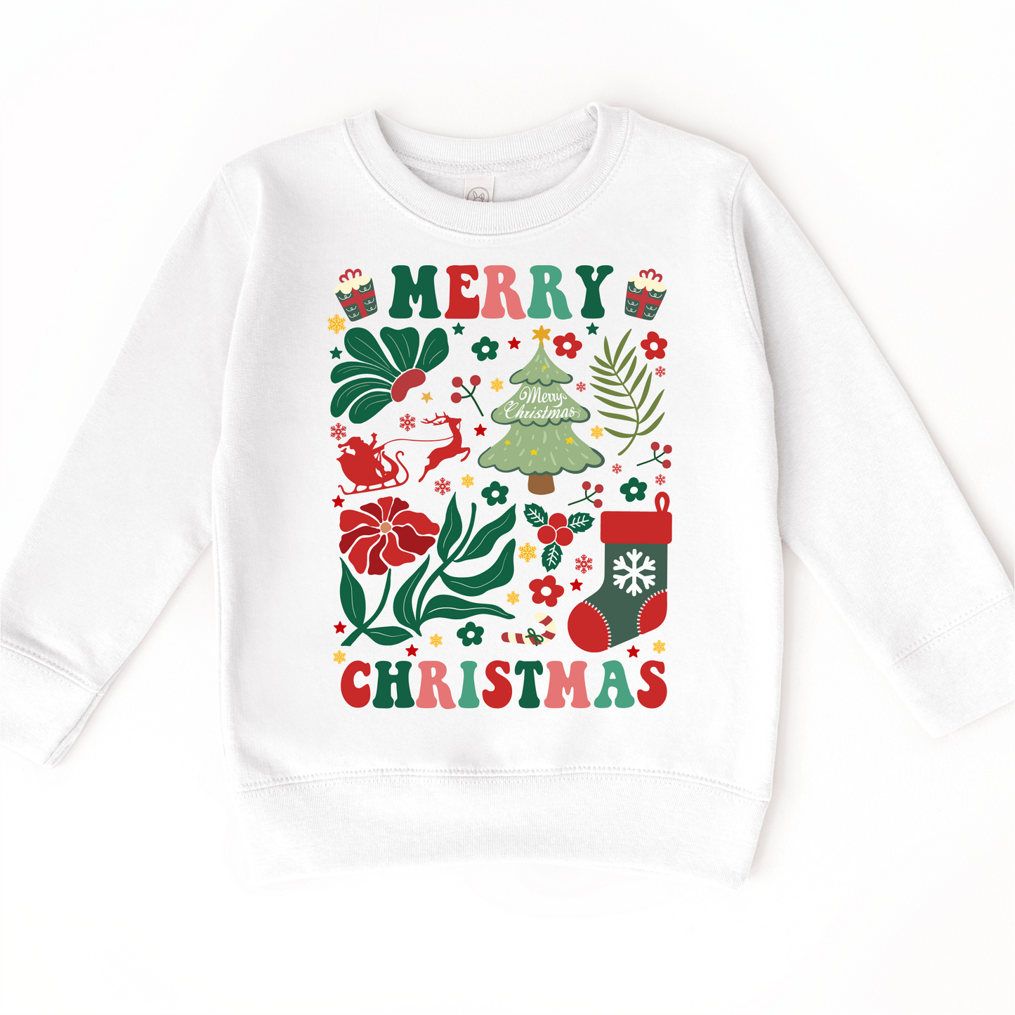 Boho Merry Christmas Shirt - Long Sleeve Tees & Sweatshirts