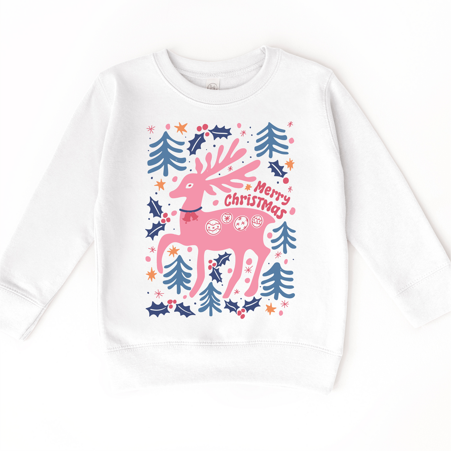 Boho Reindeer Christmas Shirt - Long Sleeve Tees & Sweatshirts