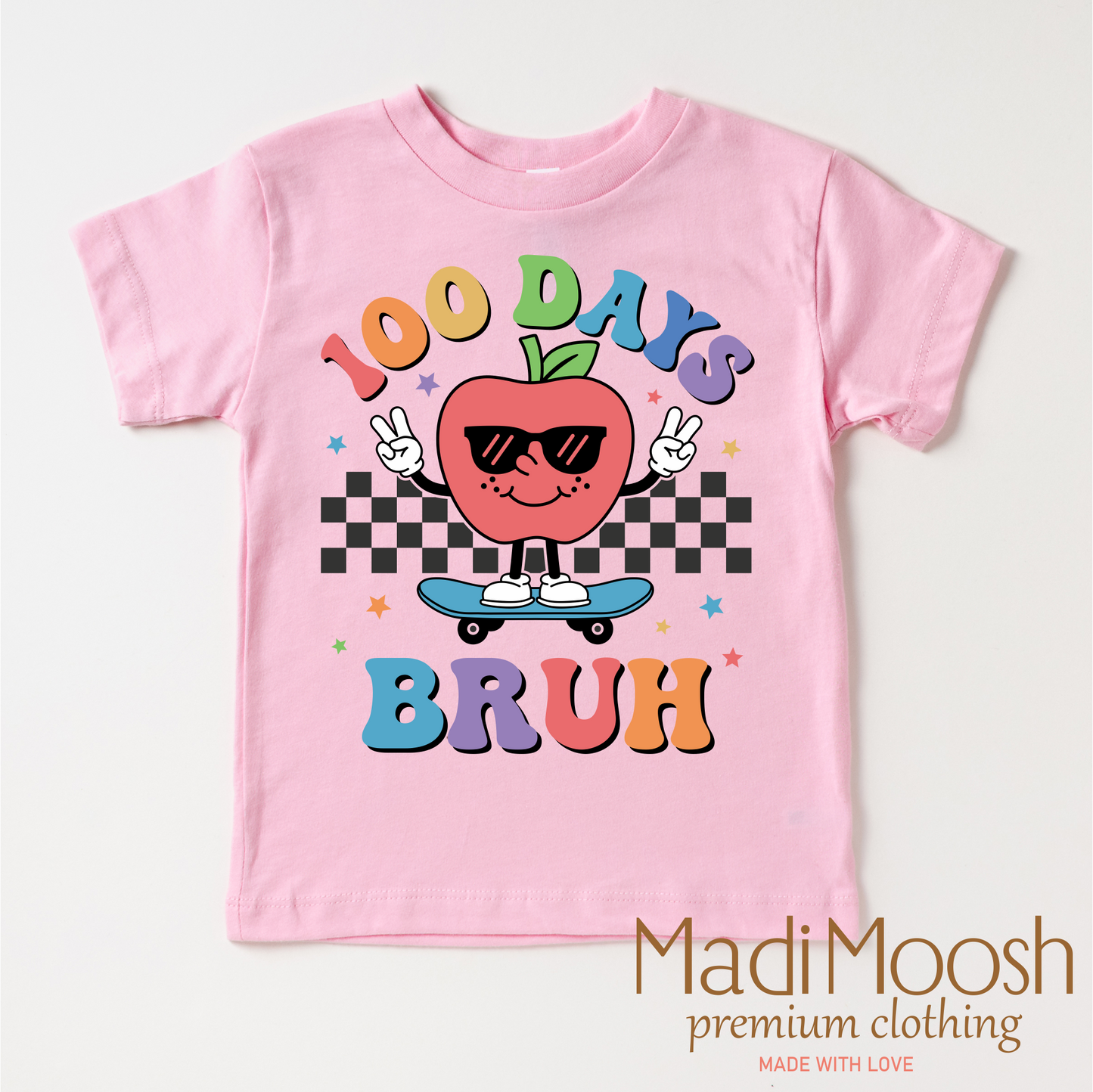 100 Days Bruh School Shirt - School Tee