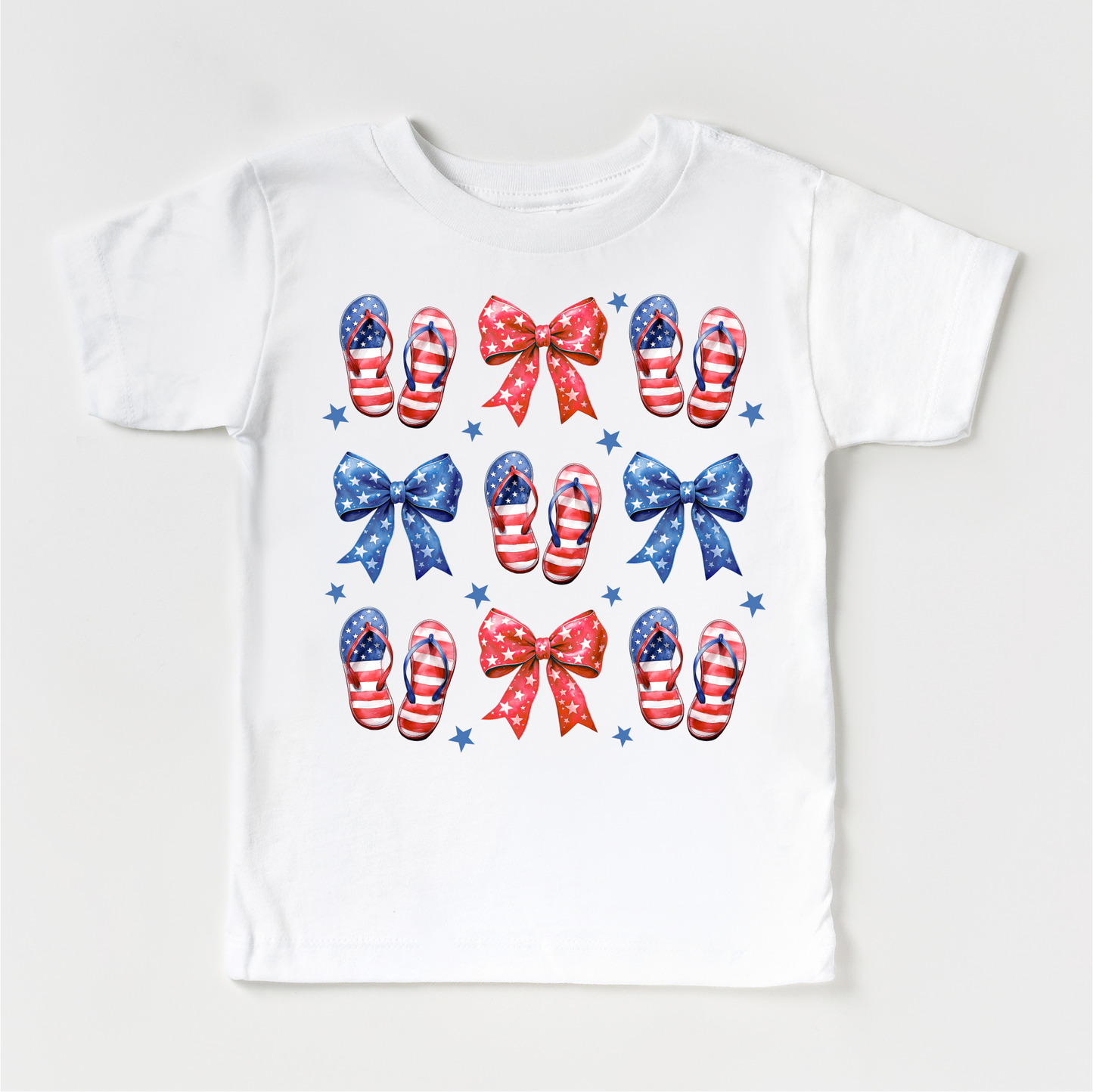 Flip Flops And Bows 4th Of July Shirt - Independence Day Tee