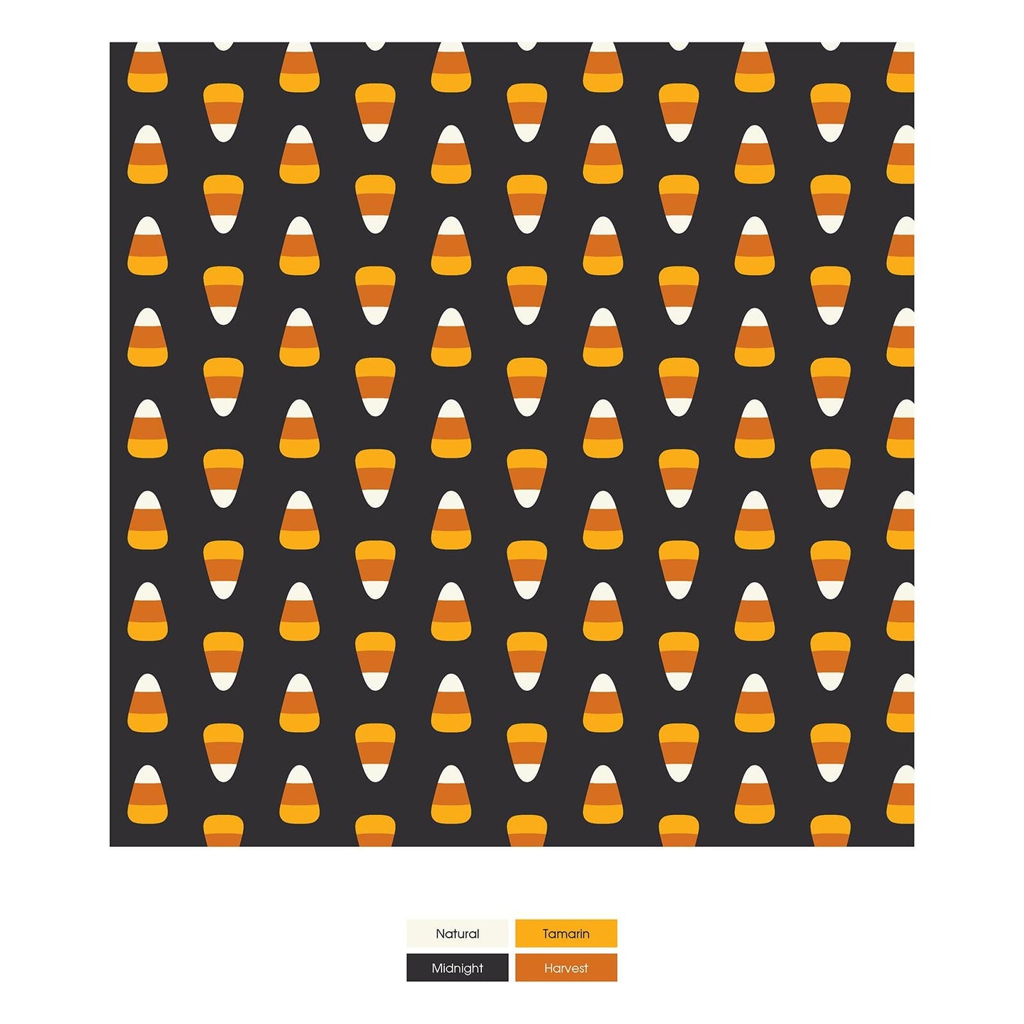 Print Dog Jammies in Midnight Candy Corn