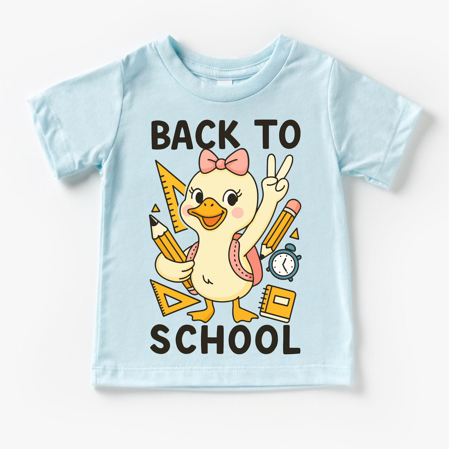 Girls Back To School Goose Shirt - Cute Back To School Tee