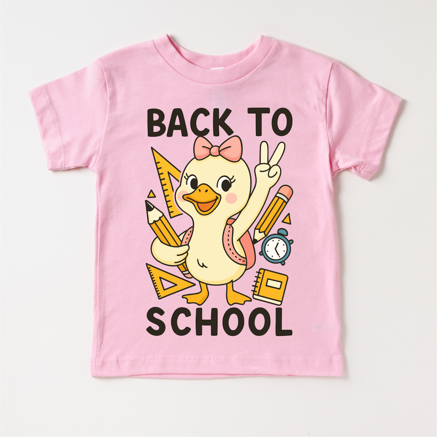 Girls Back To School Goose Shirt - Cute Back To School Tee