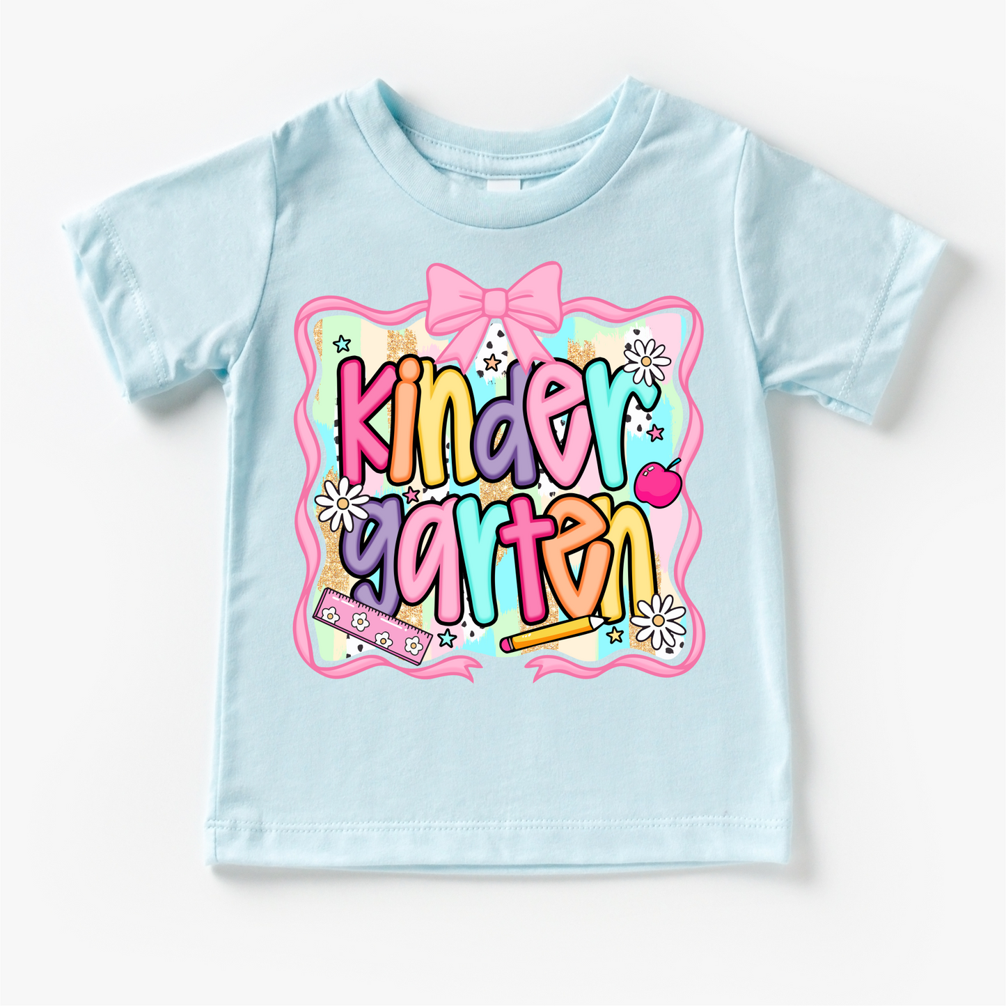 Girls Kindergarten School Shirt - Back To School Tee