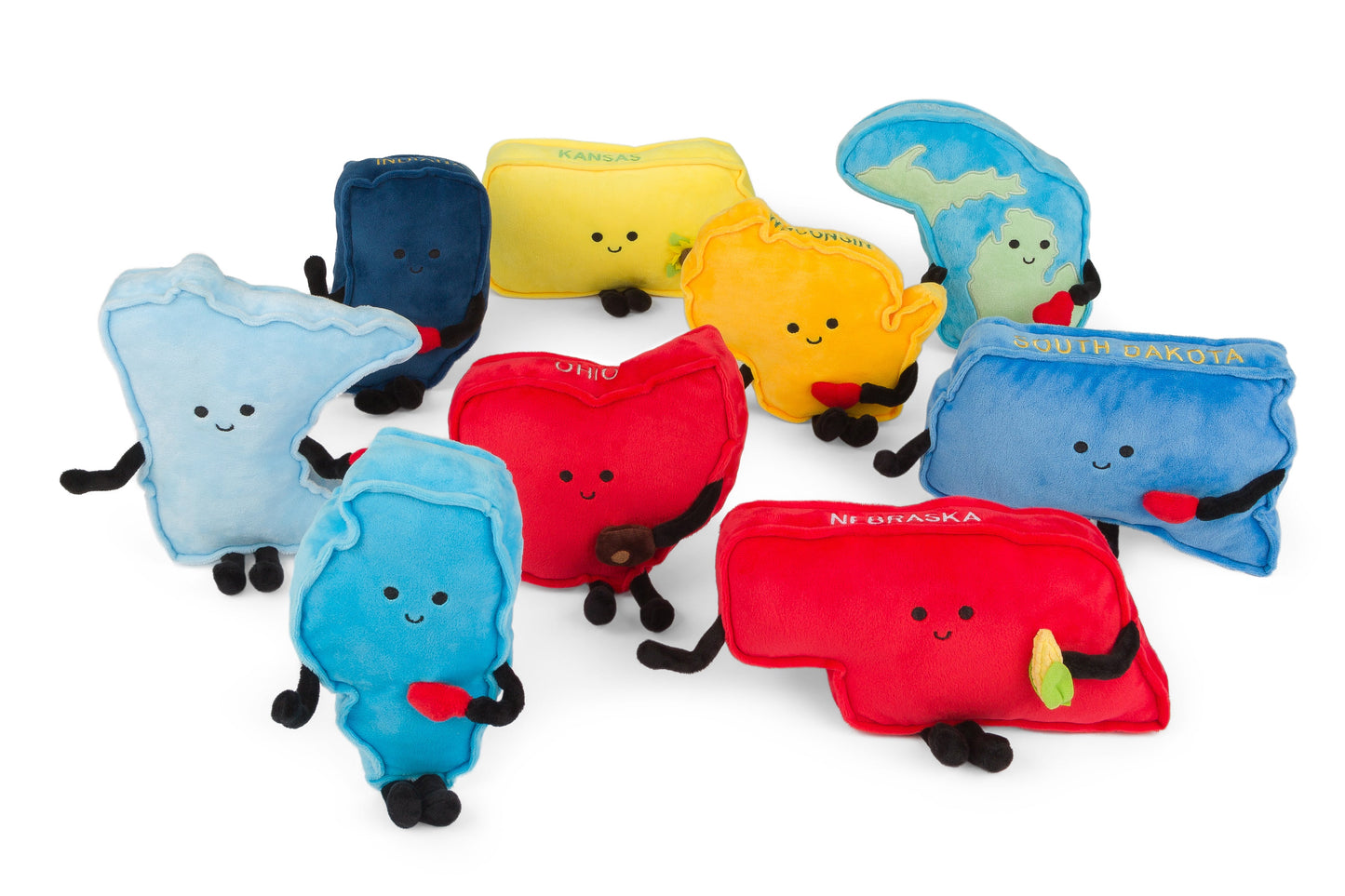 Indiana Stuffed State Plush – Collectible & Educational | Stuffed States USA