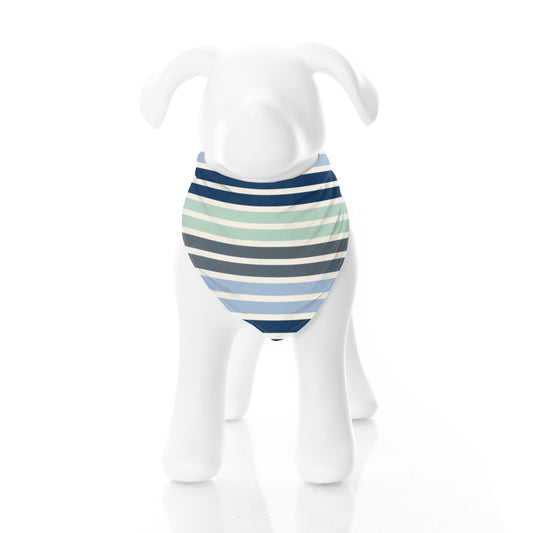 Print Dog Bandana in Fairground Stripe