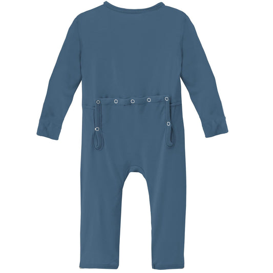 Coverall with Snaps in Twilight