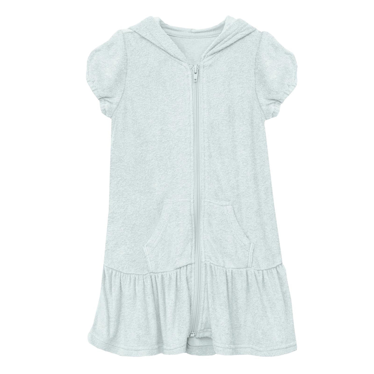 Terry Ruffle Swim Cover-Up in Fresh Air