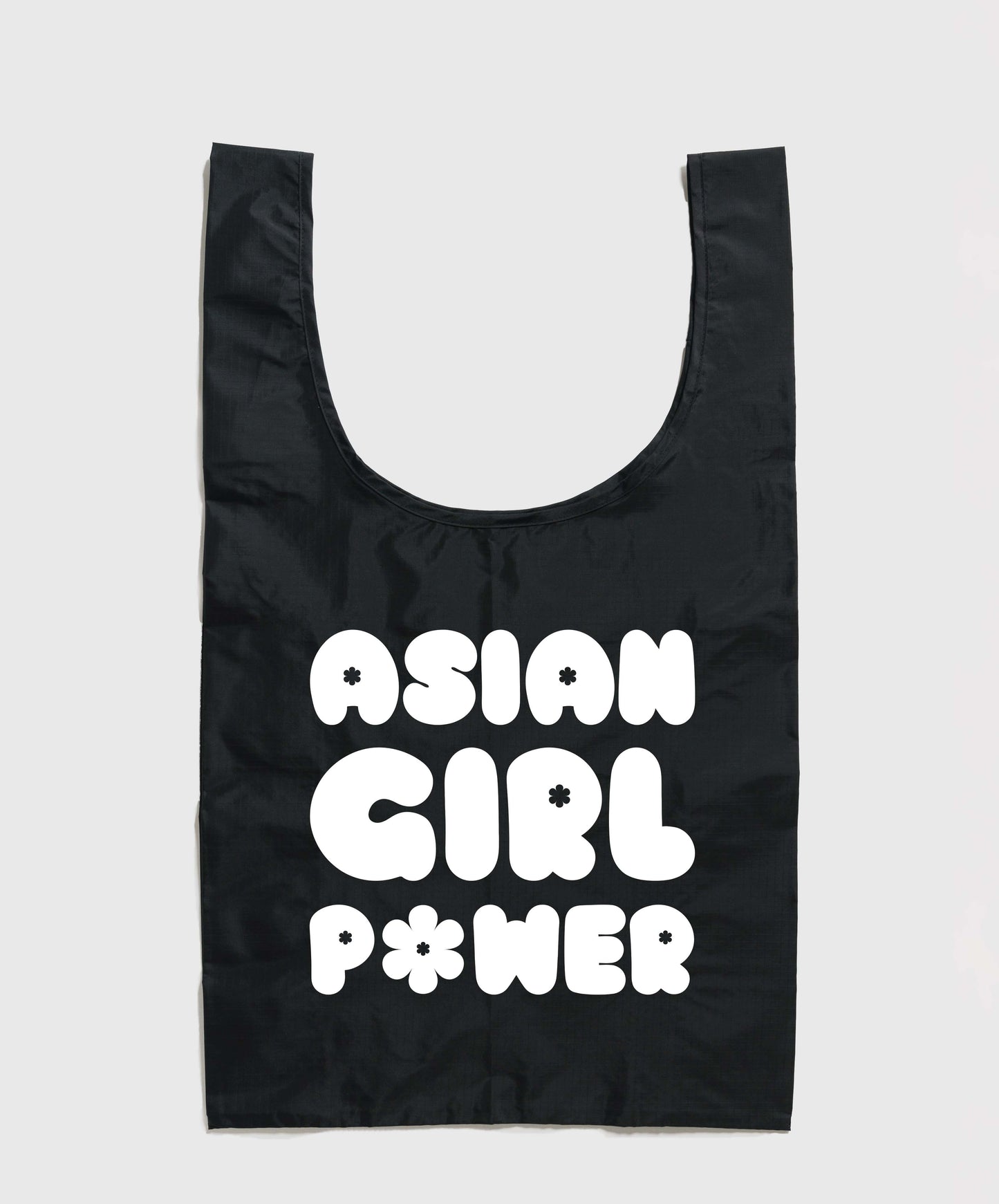 Asian Girl Power Bubble Baggu Bag