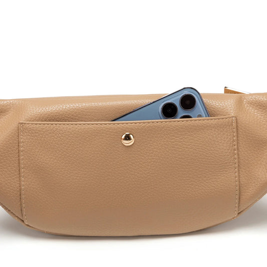 Crossbody Sling Bag | Latte Brown