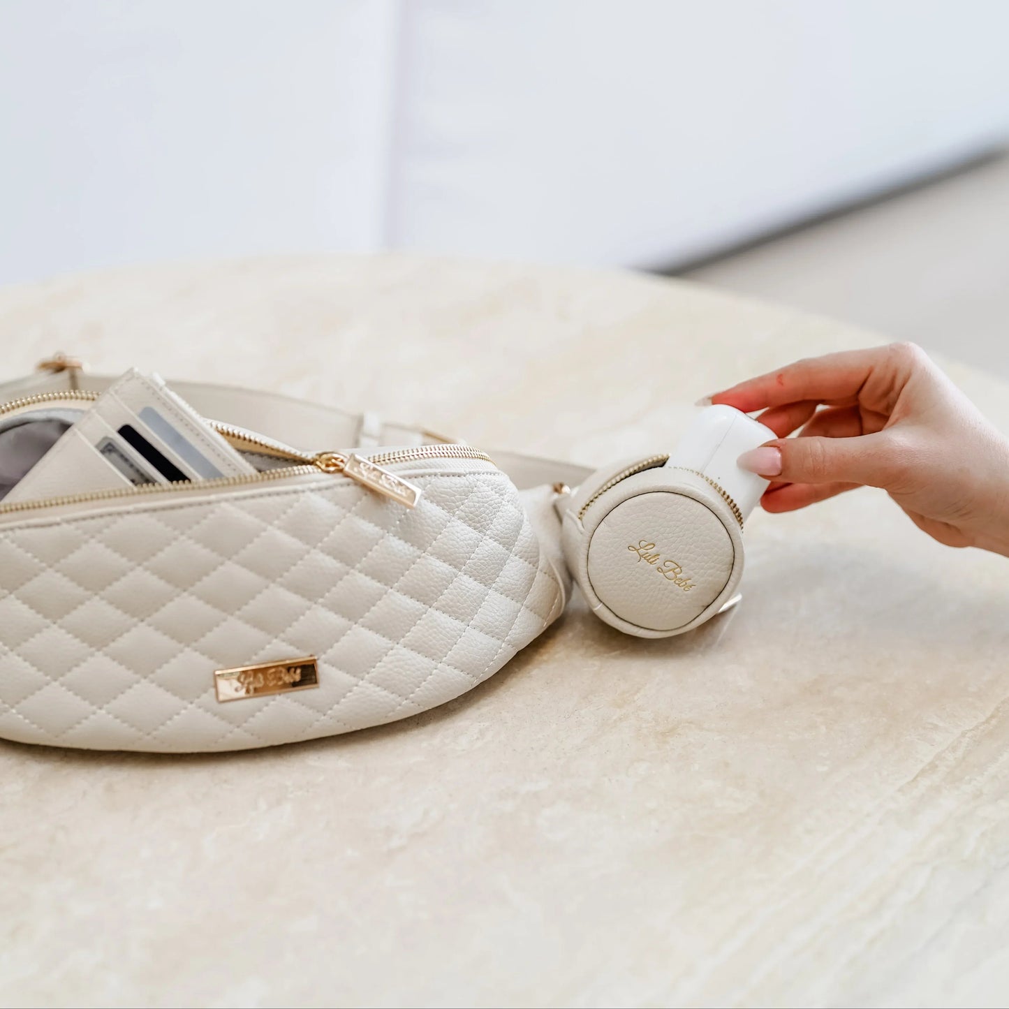 Crossbody Sling Bag | Pearl White