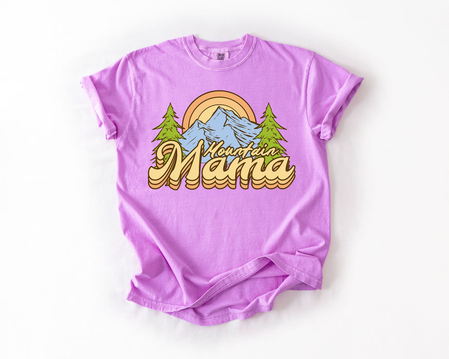 Mountain Mama, Adventure, Boat, Lake Life, Camping, Outdoor, Nature, Travel, Comfort Colors T-Shirt
