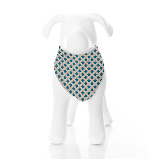 Print Dog Bandana in Blueberry Pie