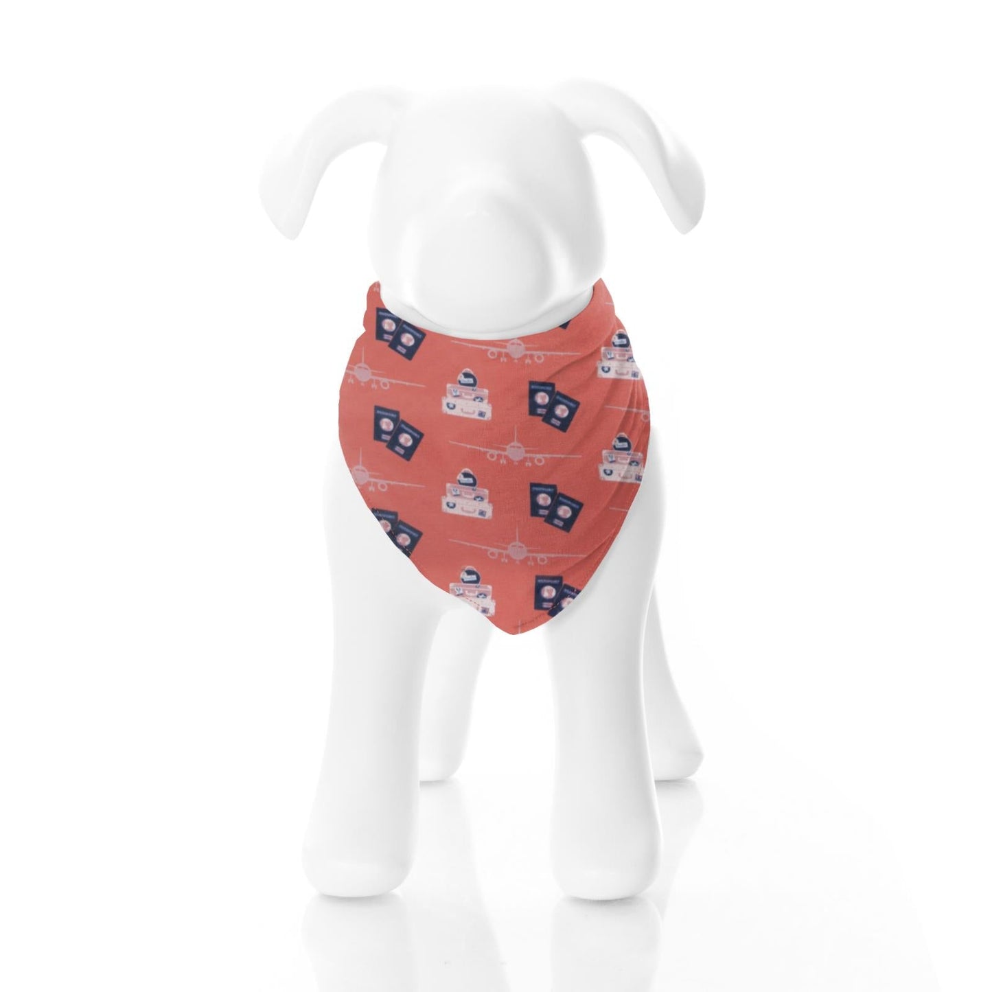 Print Dog Bandana in English Rose Travel Guide