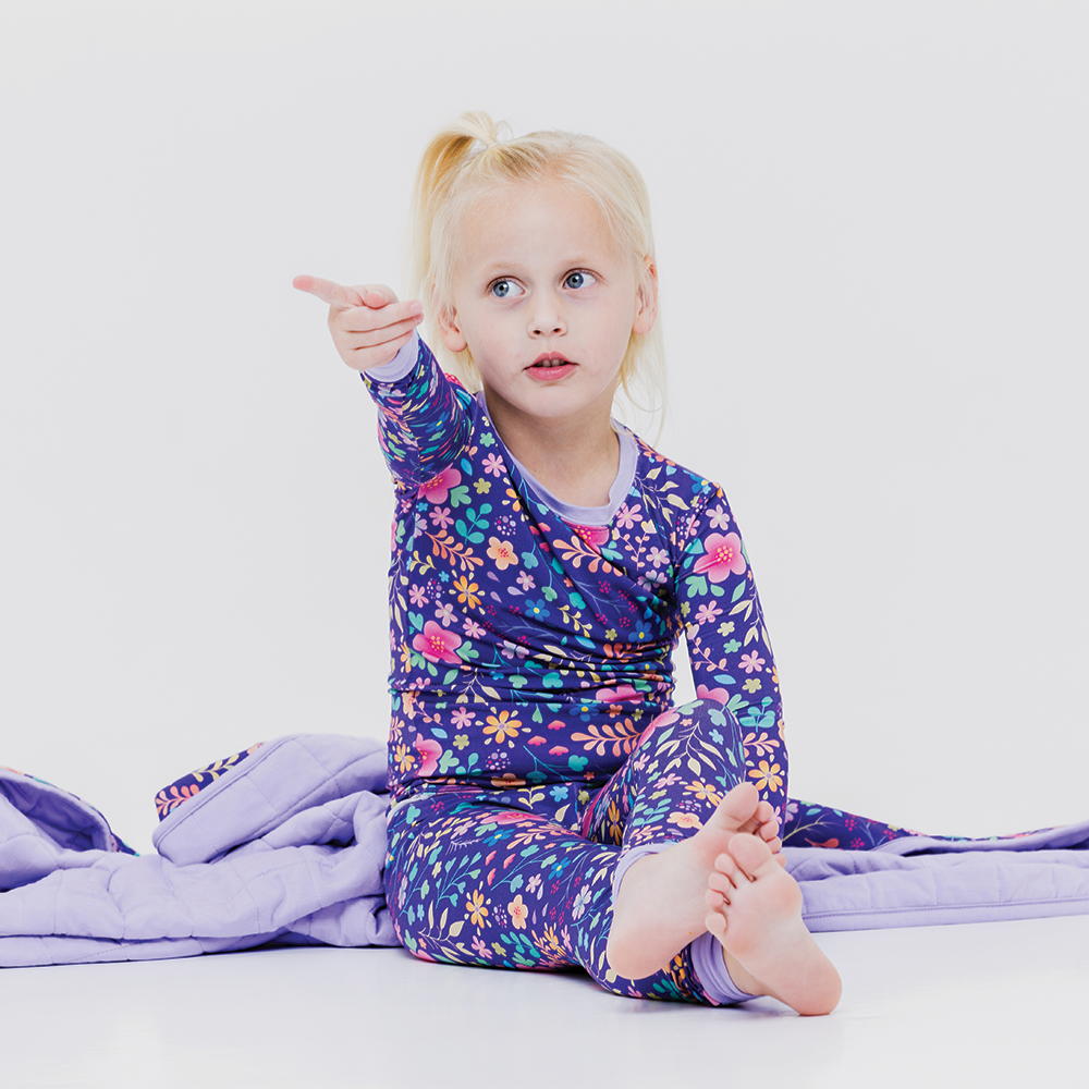 Orchid Gardens Long Sleeve Pajamas
