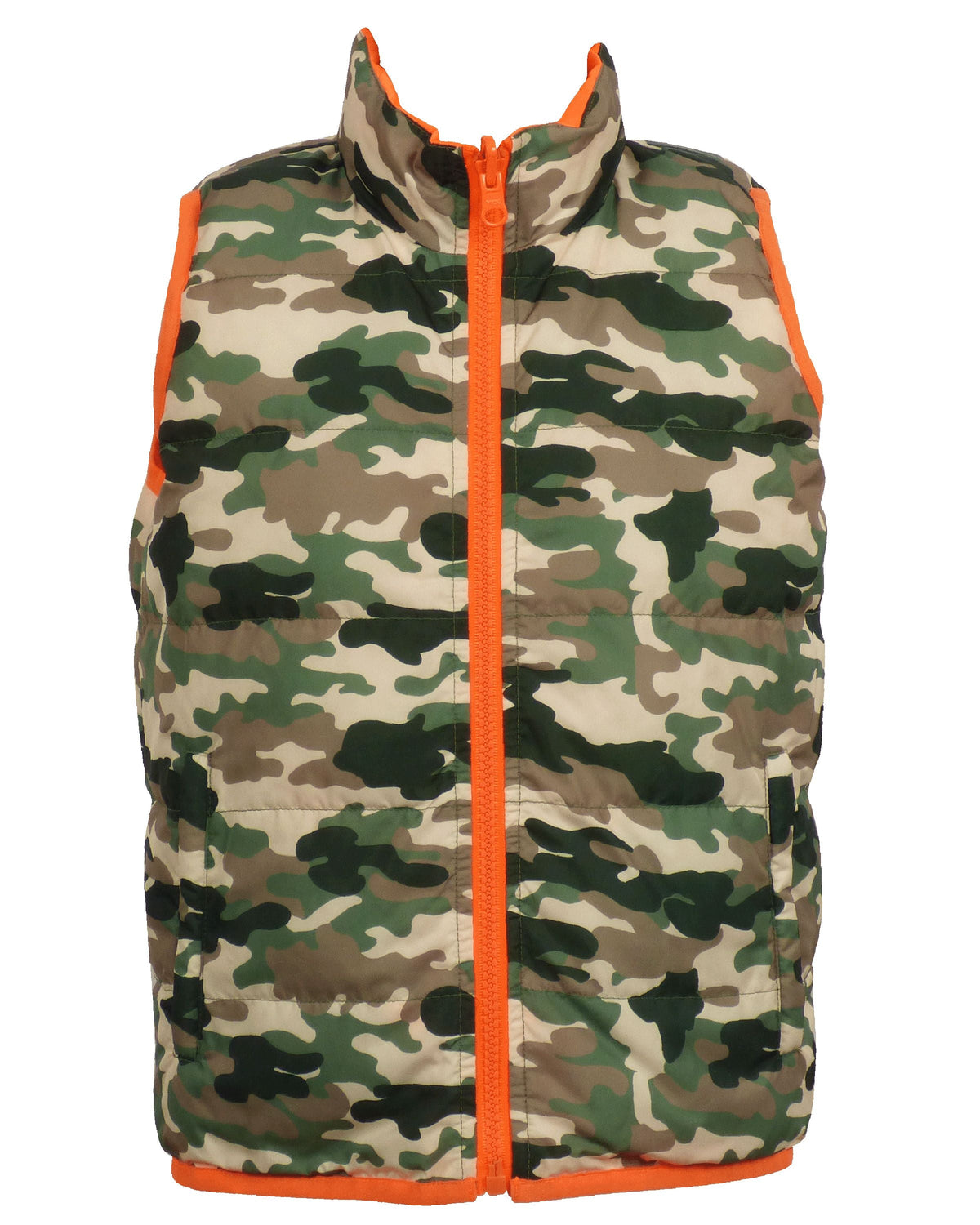 Delta Valley Vest - REVERSIBLE Hunter Orange / Woodland Camo