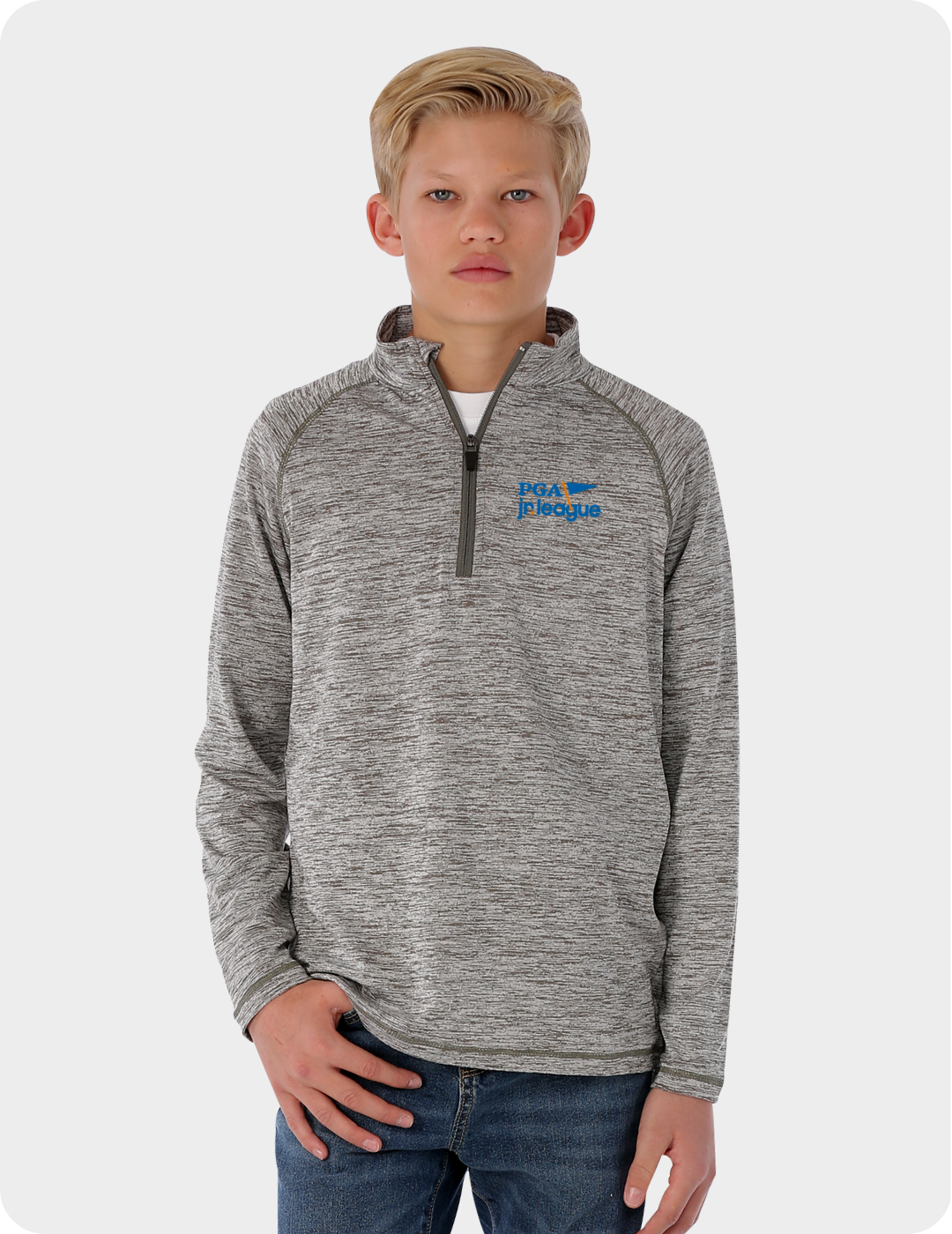 PGA Jr. League Boys' 1/4-Zip Pullover