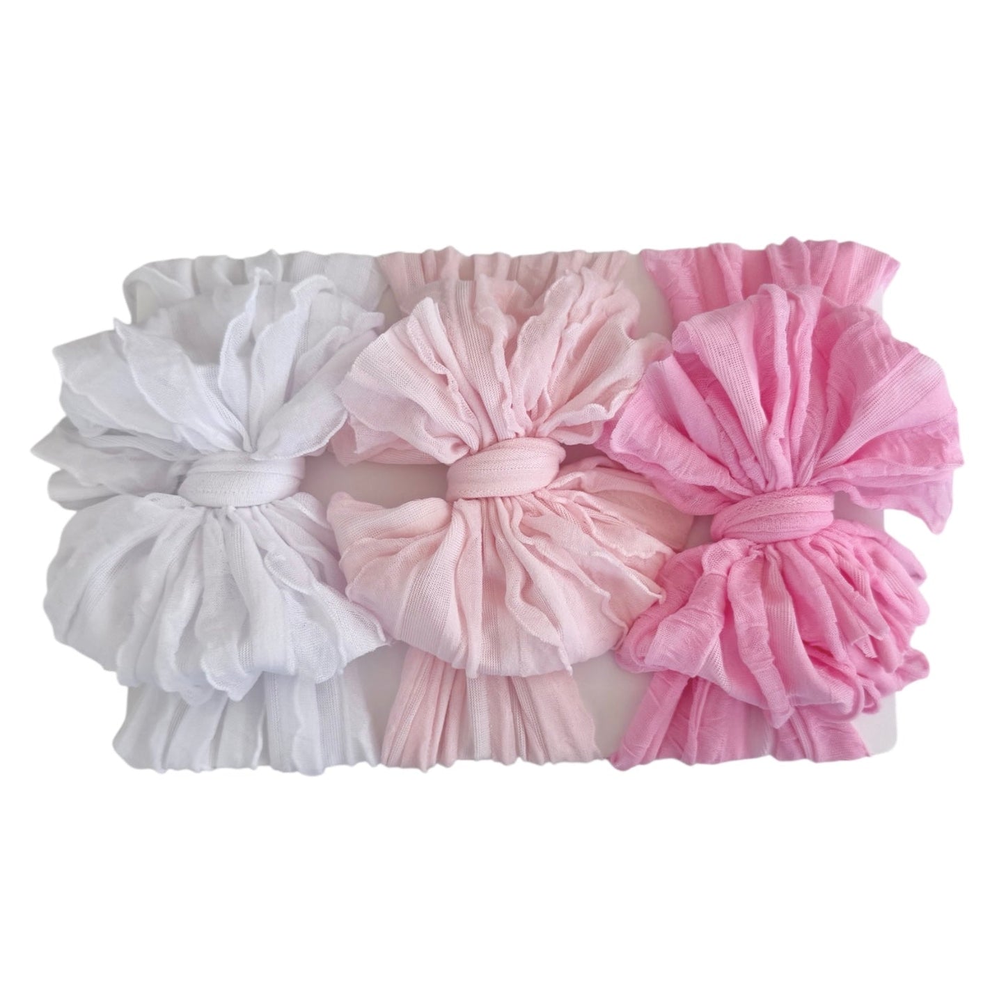 Pretty in Pink Headband 3 pack set