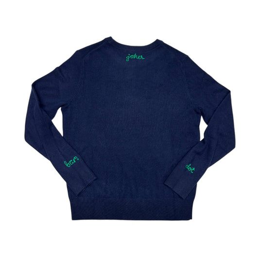 Cashmere Chainstitch - Navy
