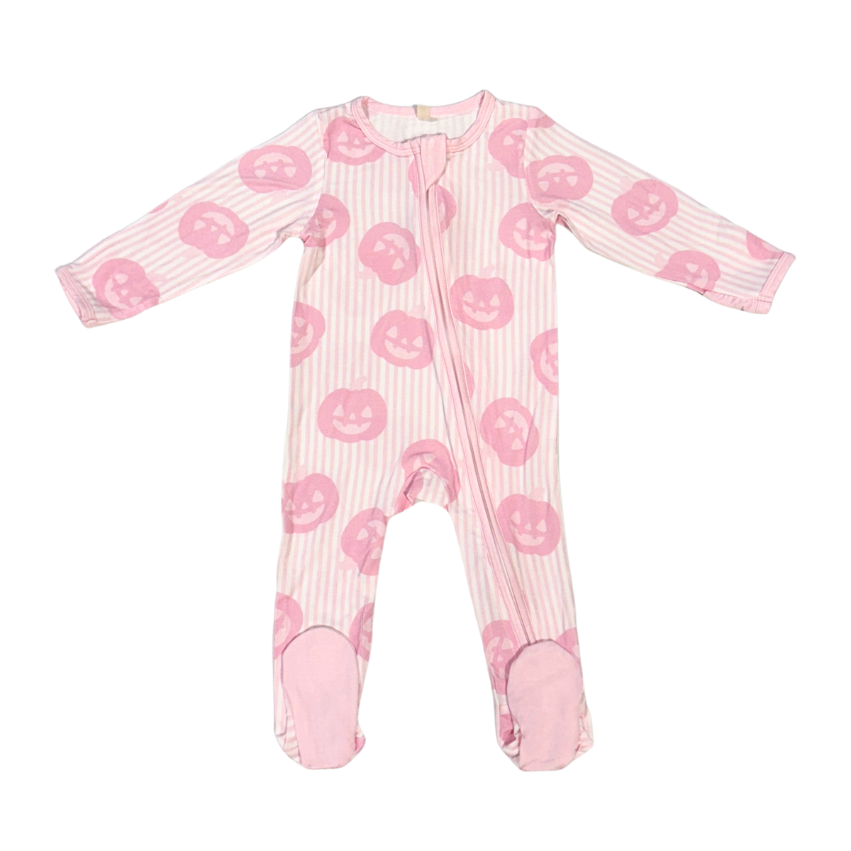 Pink Pumpkins Romper