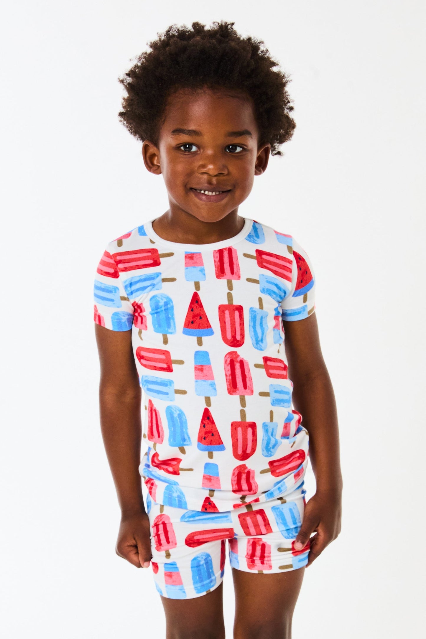 Shorts Pajama Set - Popsicles