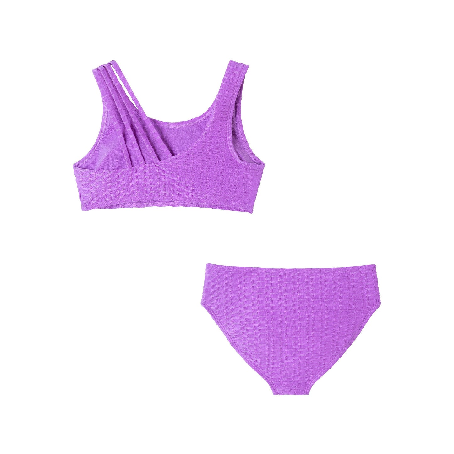Kids (7-16) Two Piece Swim Suit | Purple
