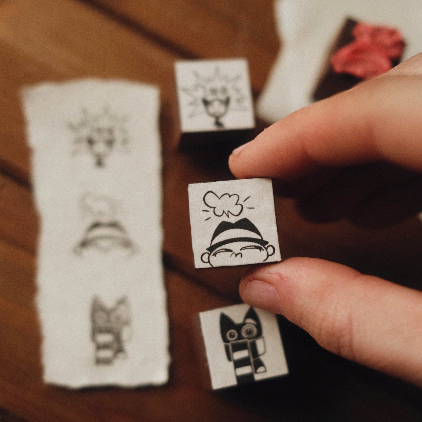 Mini Angry E Stamp