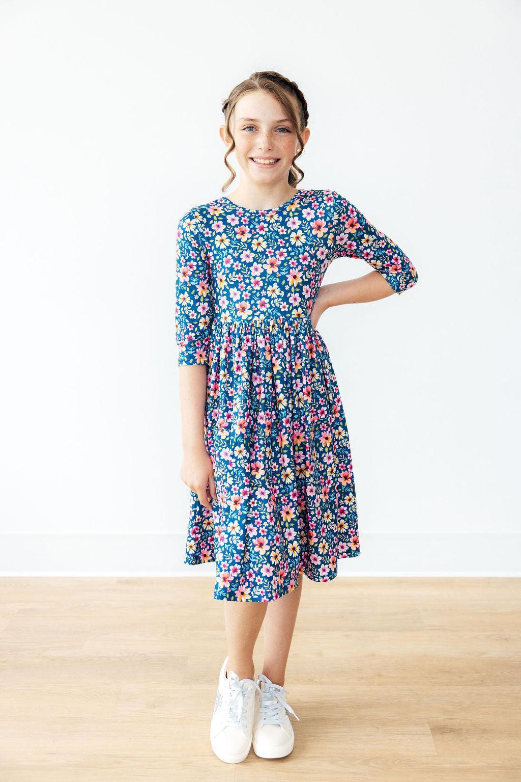 Rainforest Blooms Twirl Dress