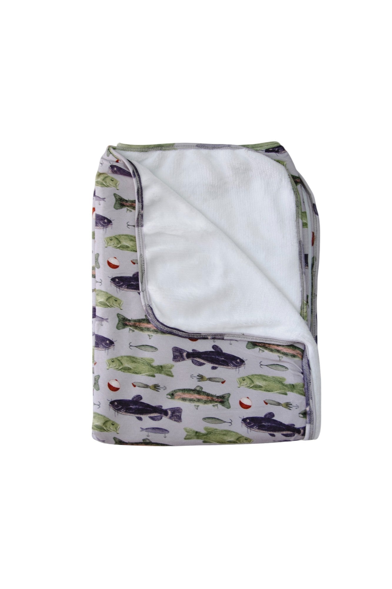 Reel Time | Plush Swaddle Blanket